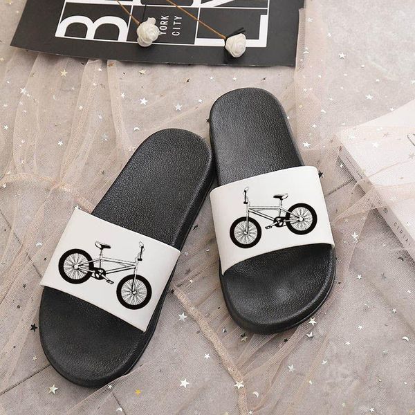 

slippers cool summer casual slides comfortable girls sandals 2021 women open toe flip flops women's non-slip, Black