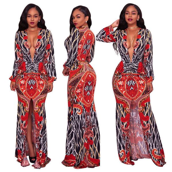 

dresses and casual fabulous digital print fashion plus size dress, Black;gray