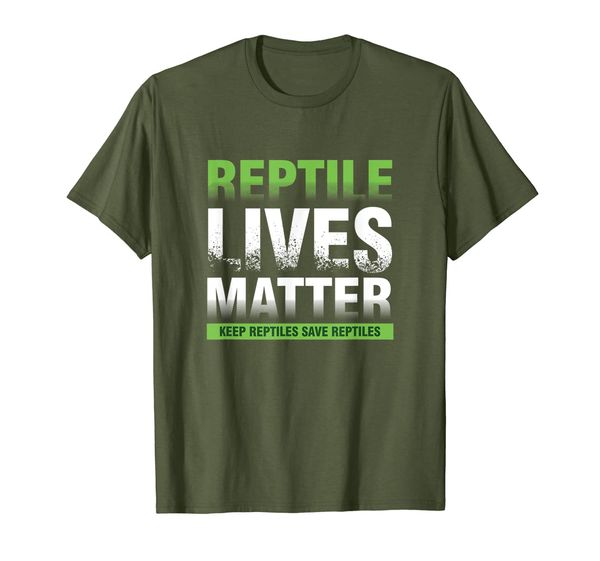 

reptile lives matter herpetologist vet herping t-shirt t-shirt, White;black