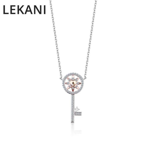 

pendant necklaces heart shape key necklace crystals from romantic gold color jewelry for women engagement christmas gifs, Silver