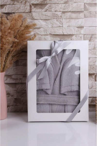 

women's sleepwear dowry boxed bathrobe slipper set, Black;red