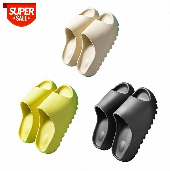 

net celebrity slippers female korean style trend personality mute super thick bottom home sandals and wear eva #b96i, Black