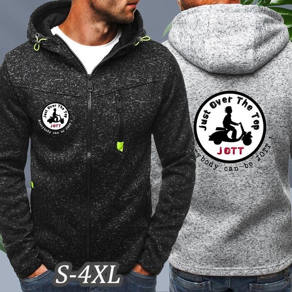 

men's hoodies & sweatshirts 2021 joprinted zipper hooded sweatshirt sports wind solid color jogging casual fashion trend warm and windp, Black