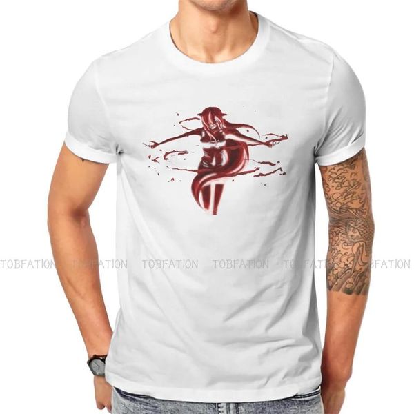 

men's t-shirts elfen lied tshirt for men simple and classic soft casual tee t shirt novelty design fluffy, White;black