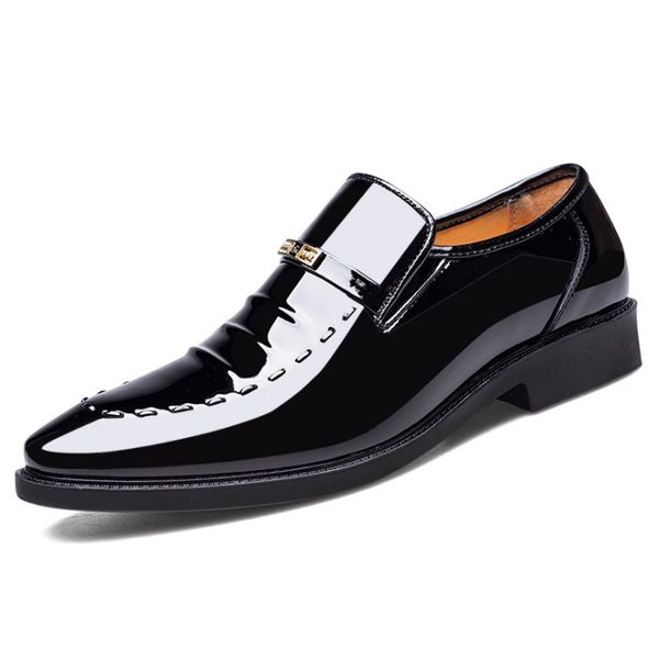 Männer Leder Formale Business Kleid Schuhe Männer Büro Arbeit Flache Oxford Atmungsaktive Party Hochzeitstag Designer Schuh Plus Größe 38-48