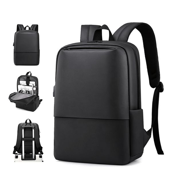 Mode Schwarz Teenager Rucksack 15,6 