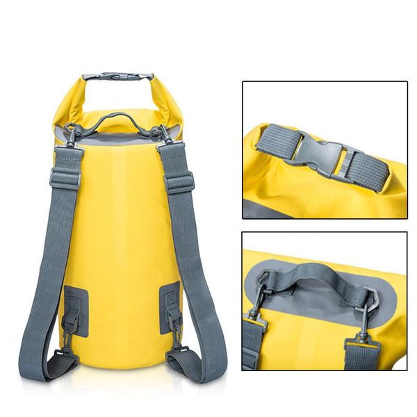 

outdoor bags 5l/10l/15l/20l/30l waterproof storage dry sack bag for canoe kayak rafting sport swimming travel kit backpack