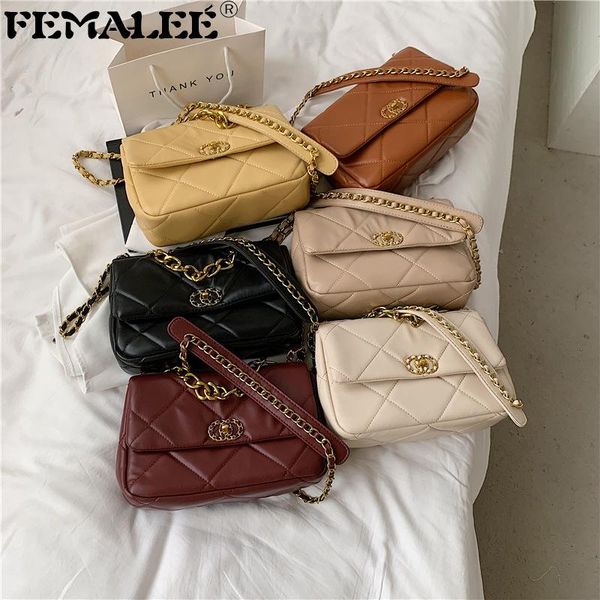 

luxury designer rhombus soft leather crossbody bag for women shoulder messenger fashion chains purses handbags bags