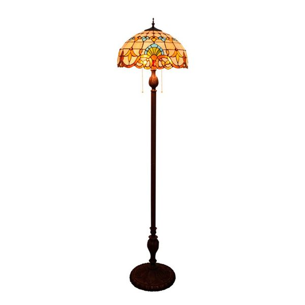 

tiffany stained glass floor lamp baroque creative coffee shop hall l bedroom living room study tf027