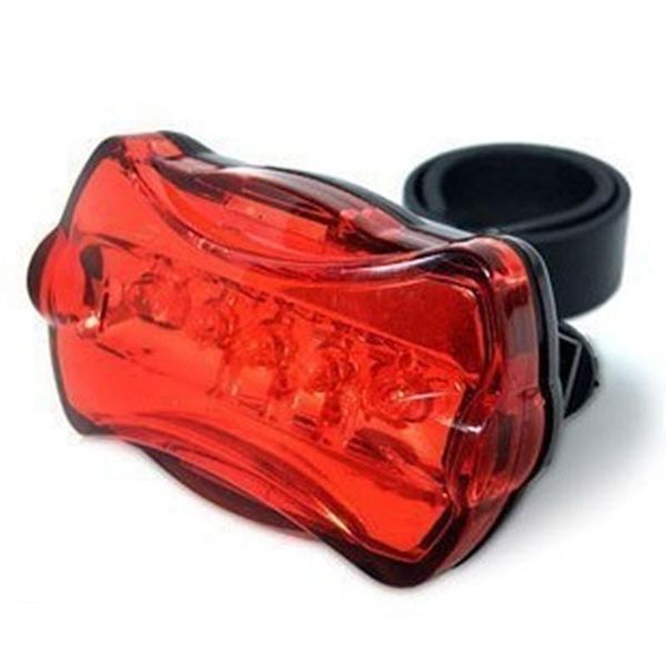 

bike lights bicycle led tail light safety warning 5 night mountain rear lamp