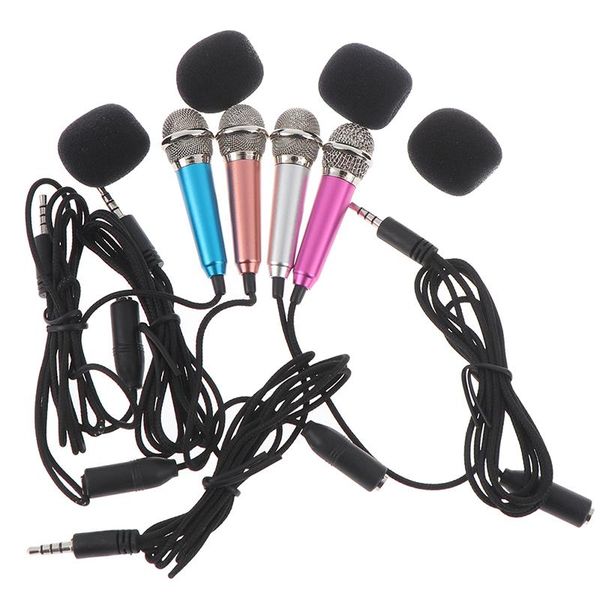 

microphones handheld mic portable mini 3.5mm stereo audio microphone for the mobile phone accessories