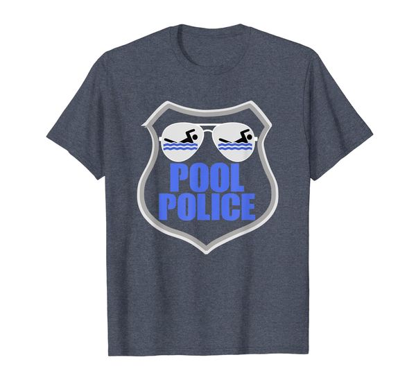 

pool police shirt funny lifeguarding gift t for lifeguard, White;black