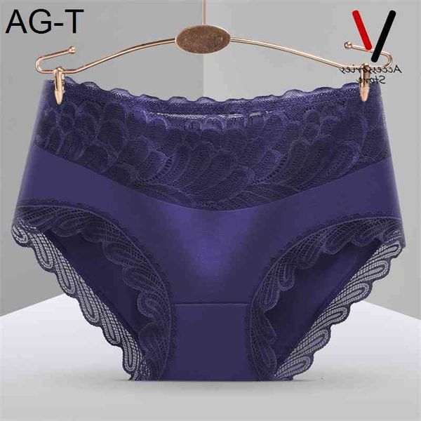 

lace underpants lingerie feather women panties mid-waist intimates briefs cotton high-elasticity underwear, Black;pink