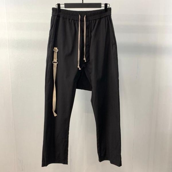 

men's pants 20ss seak men harem gothic clothing sweatpants autumn hip hop high street wear women solid loose size xl, Black