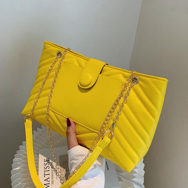 

evening bags fashion trend chain women's shoulder bag pu leather female crossbody handbag messenger large capacity tote bolsos for wome