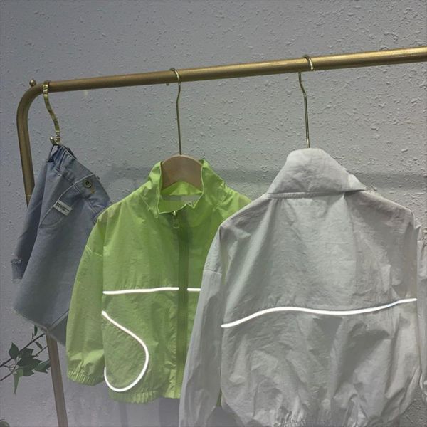 

sunblock children clothing girl summer fluorescent sun anti for boys girls sport suit outerwear coats kids clothes, Blue;gray