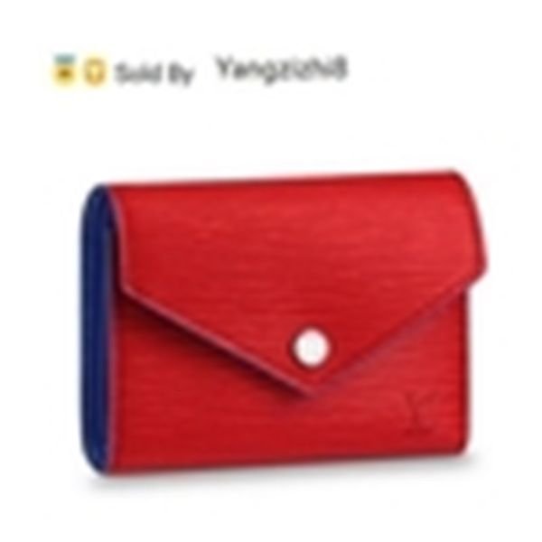 

yangzizhi8 women wallet m62312 2018 new victorine fashion shows exotic leather bags iconic bags clutches evening chain wallets purse, Black;red