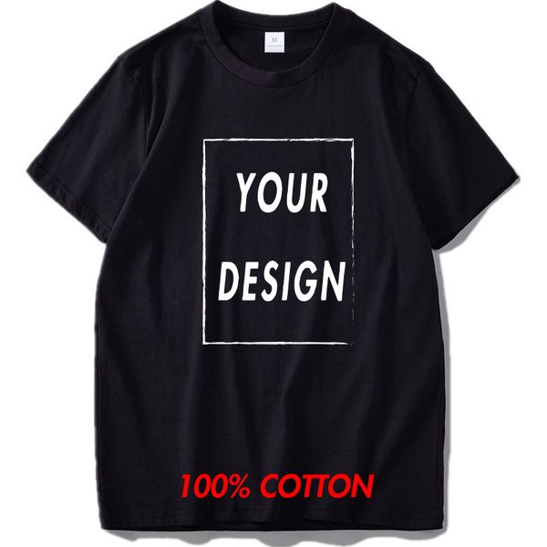 

ccccsport100% natural cotton custom t shirt diy graphic or text logo add your design tshirt soft short sleeve camisetas, Black;yellow
