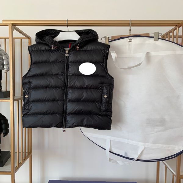 

Classical maya Mens Down Vts French brand Digner Embrodered Letter Bane Style Womens Downs Vt Warm Outerwear 001, Black;white