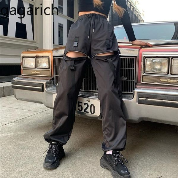 

women's pants & capris gagarich korean-style women ins harajuku-style street retro loose dark ladies trousers 2021, Black;white