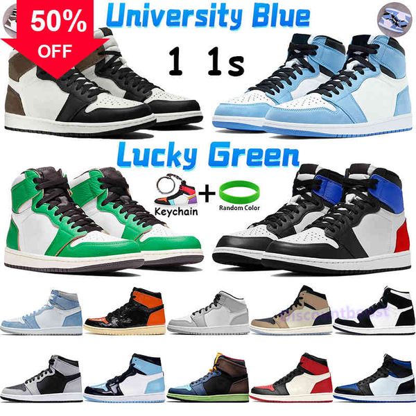 

boots 1 mens 1s high dark mocha hyper royal basketball shoes university blue chicago twist light smoke grey shadow sneakers petent bred wome, Black
