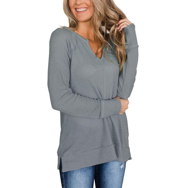 

women's hoodies & sweatshirts women solid color pullover pocket large size harajuku autumn long sleeve v-neck casual loose #t1g, Black