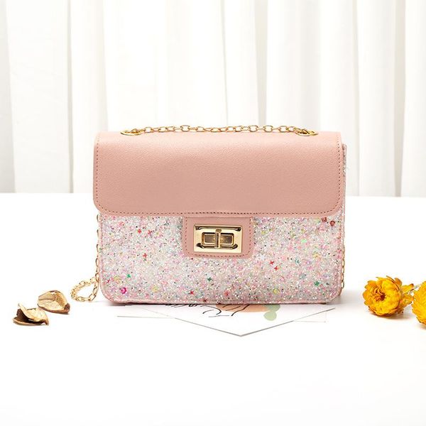 

evening bags 2021 women fashion rainbow purses and handbags holographic flap shoulder pink ladies hand korean small cross body bag