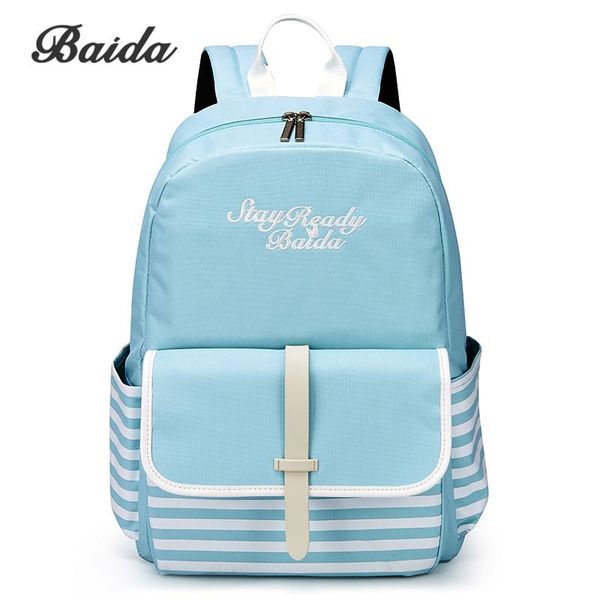 

backpack baida fashion school backpacks teenage girls canvas women back pack travel bags mochilas escolares para adolescentes