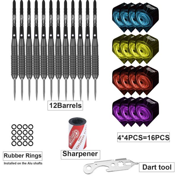 

darts 23g hard needle type 12 set gift box steel for hemp target