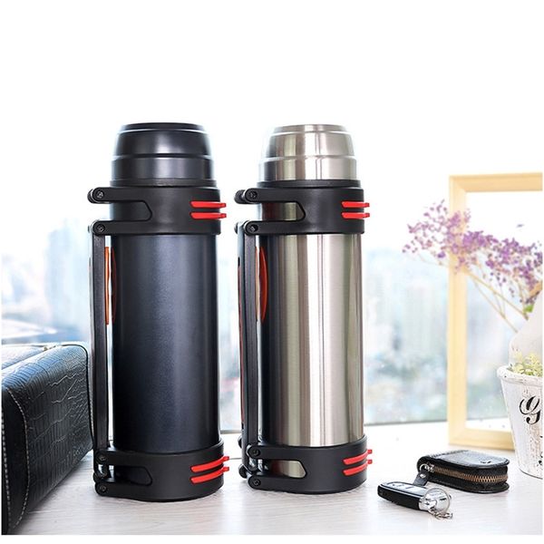 

2L super large capacity insulated stainless steel vacuum portable traveling mountaineering sports kettle