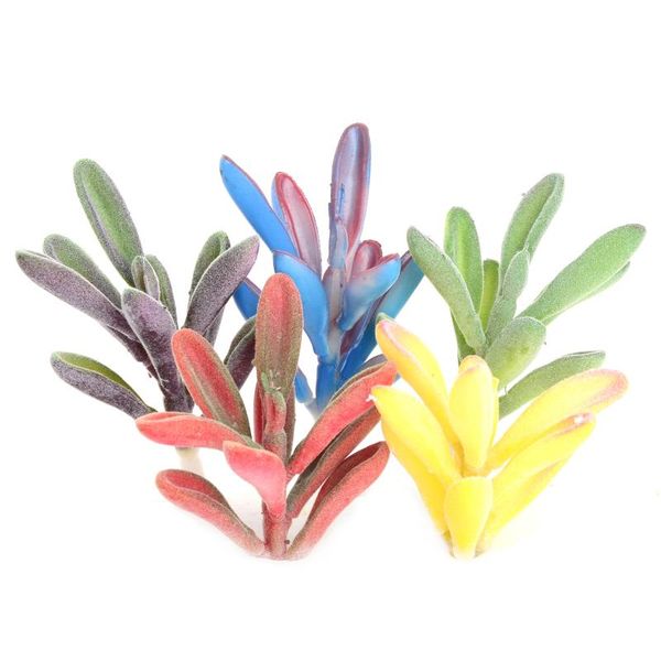 

decorative flowers & wreaths diy home garden decor plants artificial succulents pvc mini grass landscape fake wedding