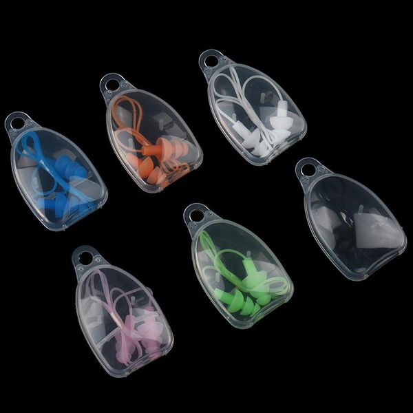

nose clip 1 pair of universal silicone soft swimming earplugs pool 5cm x 4.3cm 6 colors