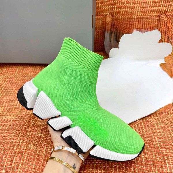 

boots for women man socks sport ankle winter designer leather fashion non-slip rubber outsole comfort exquisite 1112, Black