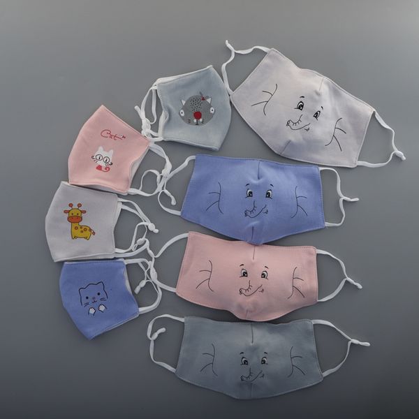 

children's cotton adjustable mask students cute cartoon boys and girls children dust ventilation anti haze