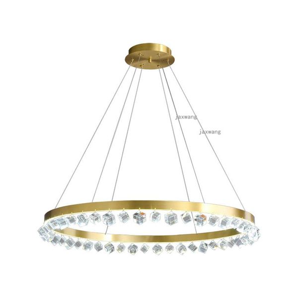 

chandeliers light luxury crystal restaurant living room nordic luster decor ceiling chandelier modern bedroom hanging lamp