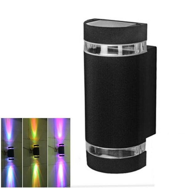 

outdoor wall lamps waterproof 6w colorful led corridor lights light ac 85-265v,