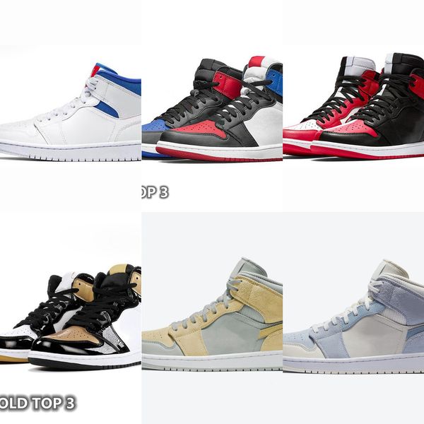

new 1s mens basketball shoes jumpman 1 high og mid light smoke grey black mushroom royal toe unc patent women sports sneakerszvz2