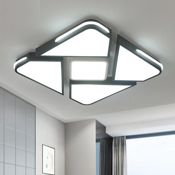 

ceiling lights luminaire for living room bedroom sourface mounted white black light fixture 110v 220v lamp avize