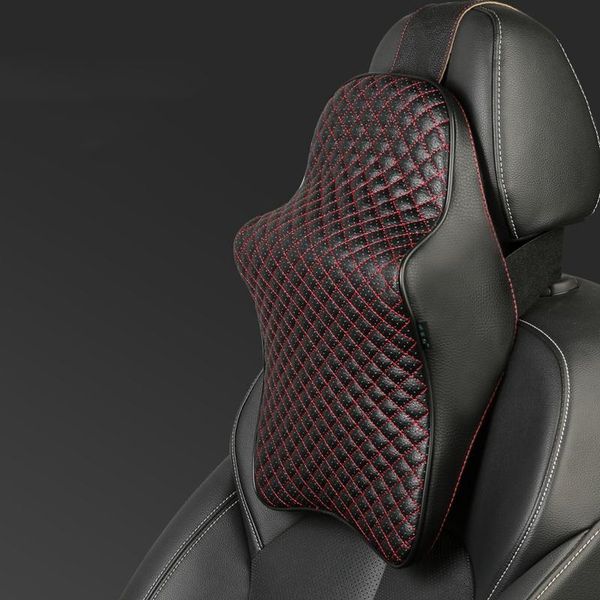 

seat cushions car neck pillow 3d memory foam head rest adjustable auto headrest travel cushion cervical pillows