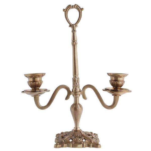 

candle holders luxury metal holder table copper pillar wedding centerpieces centros de mesa home decoration gold ea60zt