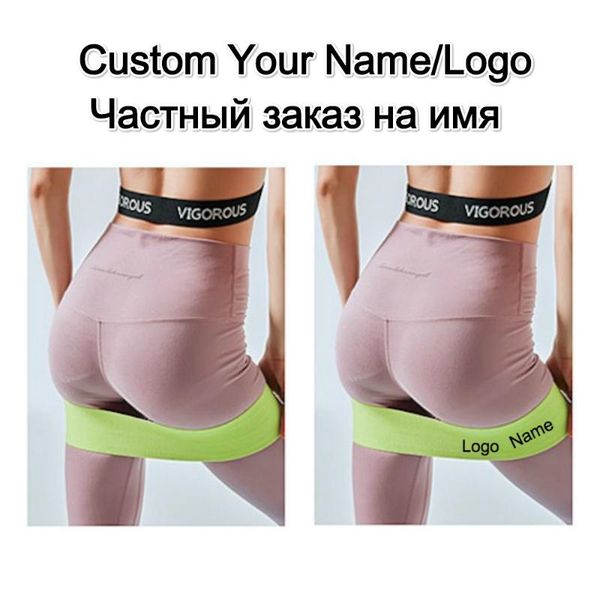 

fabric custom logo resistance bands anti-slip break-proof booty loop hip thrust for yoga sports at home gym excercise theraband