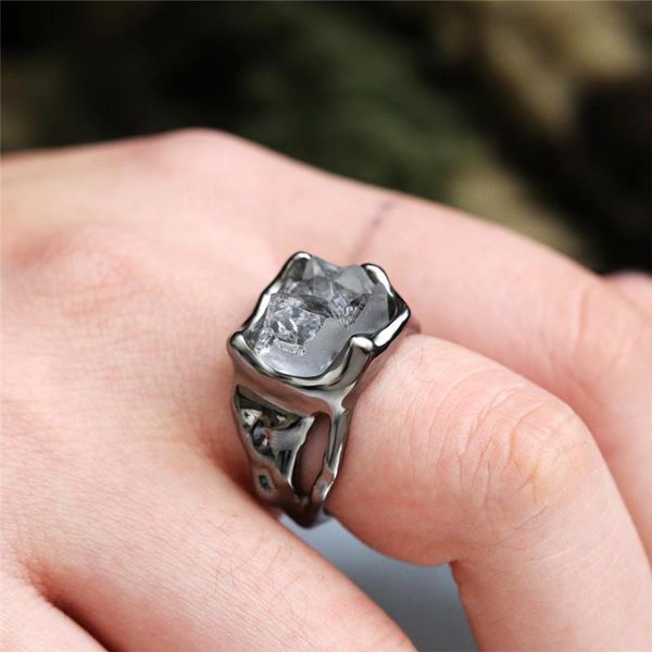 Anéis de casamento Vagzeb Vintage Anniversary Ring com cocktail de moda de jóias de pedra exclusiva para mulheres por atacado