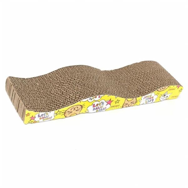 

cat kitten corrugated scratch board pad scratcher bed mat care toys