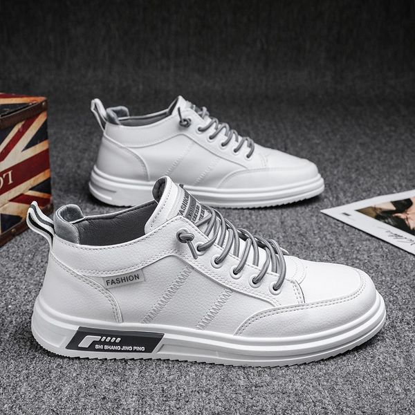 2021 aaa+ qualità mid-top scarpe da corsa sportive moda uomo nero grigio beige tendenza giovani