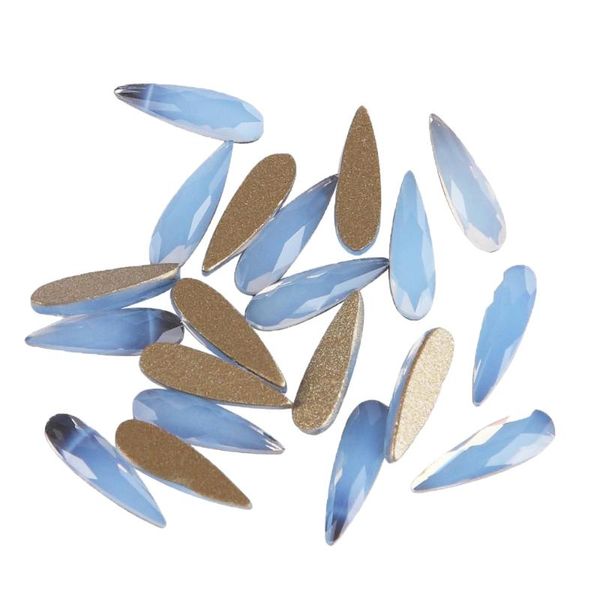 

nail art decorations 20pcs flatback crystal rhinestones charm tips, Silver;gold