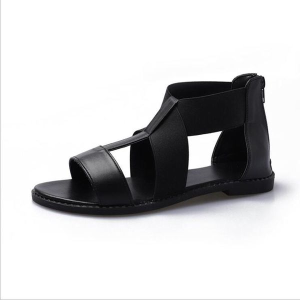 

women sandals summer shoes woman female casual gladiator sandalias mujer, Black
