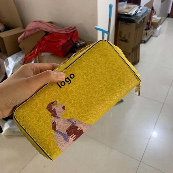 

design 2021 new wallet printed cartoon hand wallet