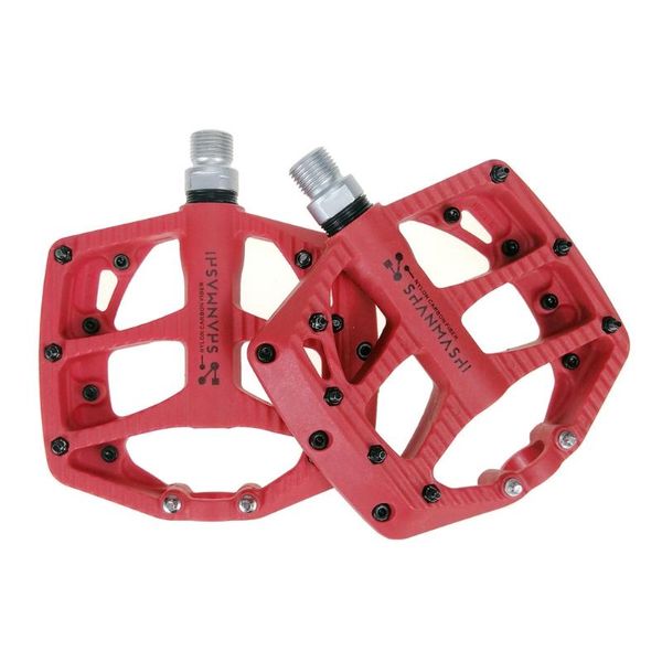 

bike pedals a69a mtb wide 2 bearings lightweight mountain nylon carbon riding pedal
