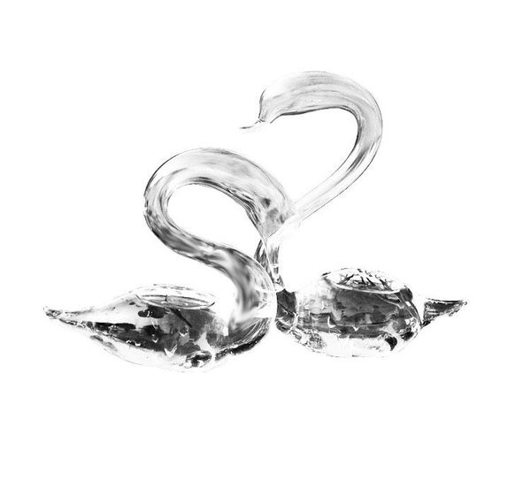 

vases 1 pair glass swan flower planter hydroponic vase wedding home decor gift