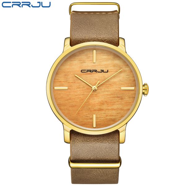 

2020 8 mm ultra-thin wrist women watches crrju luxury female clock fashion montre femme quartz ladies watch relogio feminino1, Slivery;brown